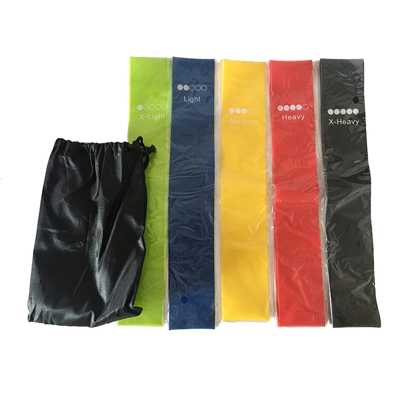 Resistance Loop Mini Band - Set di Fasce Elastiche per Fianchi