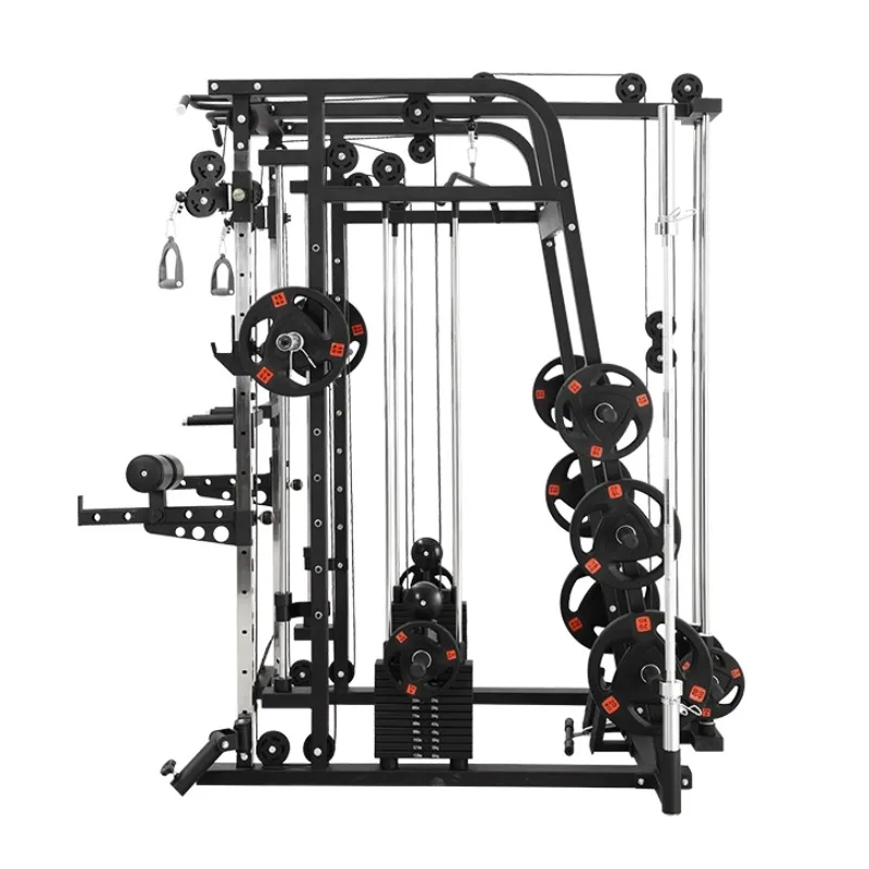 Home Gym With Smith Machine - 2026 Power Rack Combinato, Smith Machine,