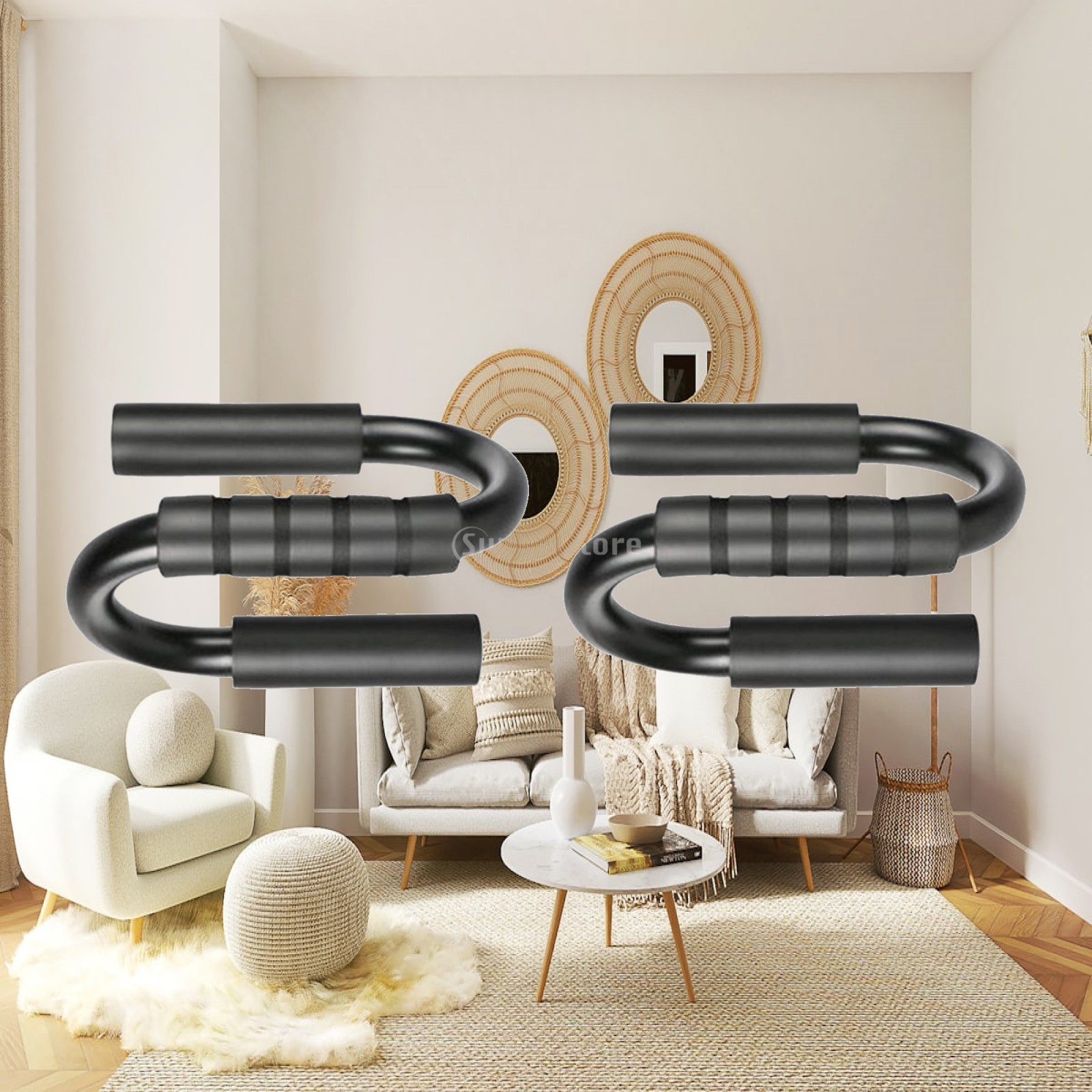 Home Gym Build - Maniglie a S per Flessioni, Attrezzo