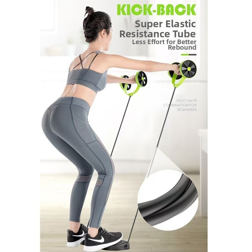 Ab Roller Wheel - Ruota Addominale a Doppio Rullo con