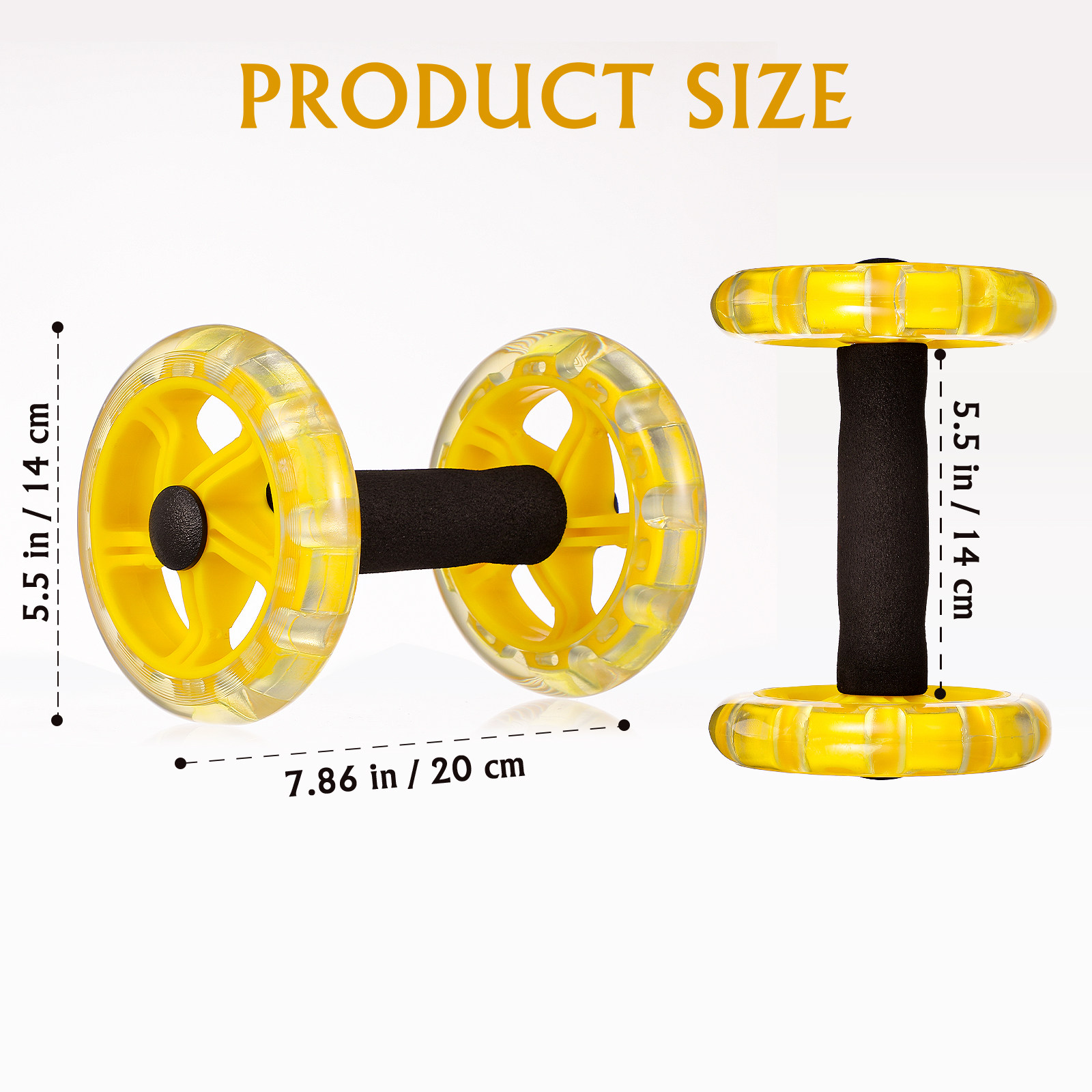 1 Paio di Ruote Addominali Gia - Ab Roller Wheel recensione e prezzo