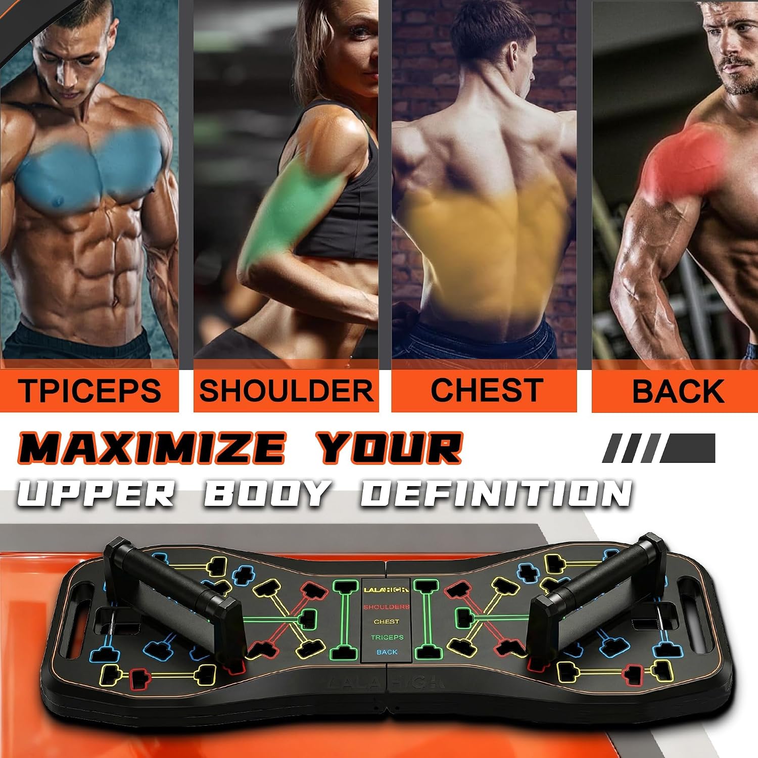 LALAHIGH Push Up Board, Attrez - Ab Roller Wheel recensione e prezzo