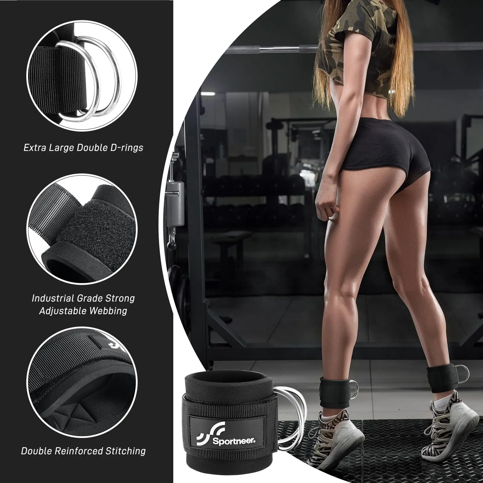Cinghie regolabili per cavigli - Home Gym Leg Extension Machine recensione e prezzo